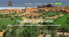 Desktop Screenshot of moabgolfcourse.com