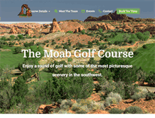 Tablet Screenshot of moabgolfcourse.com